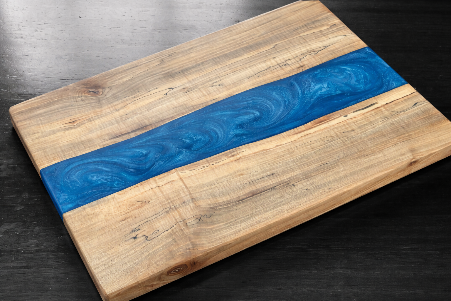 Walnut River Edge Epoxy Cutting Board - Image 5