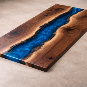Walnut River Edge Epoxy Charcuterie Board