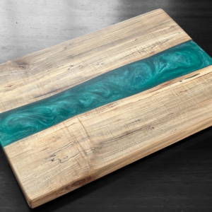Walnut River Edge Epoxy Cutting Board