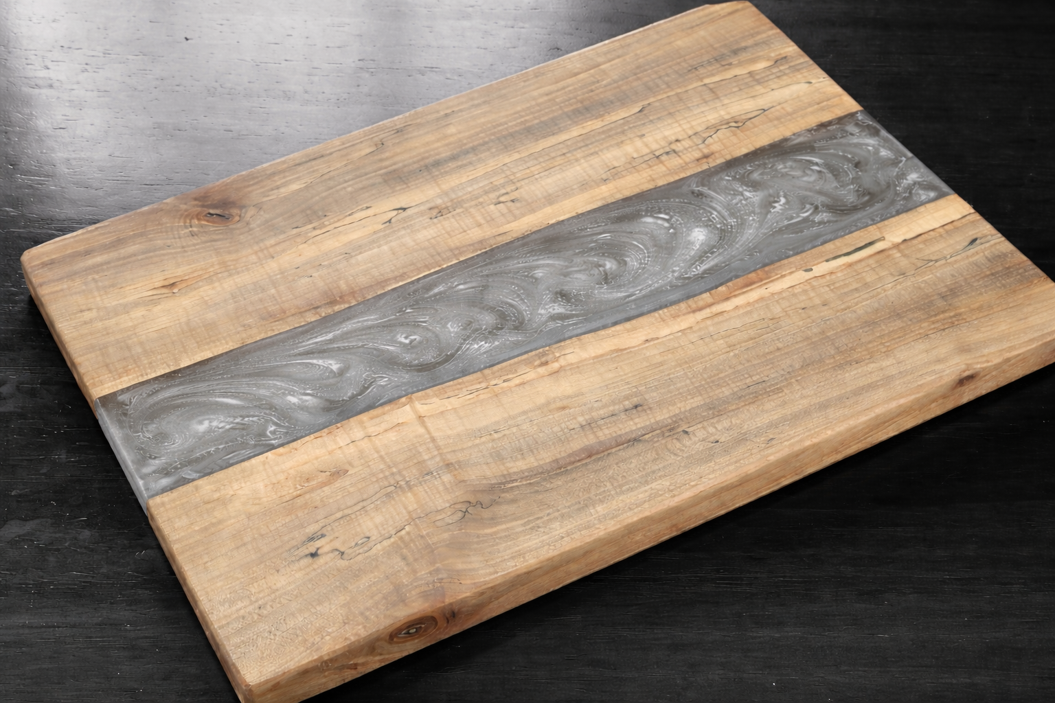 Walnut River Edge Epoxy Cutting Board - Image 2